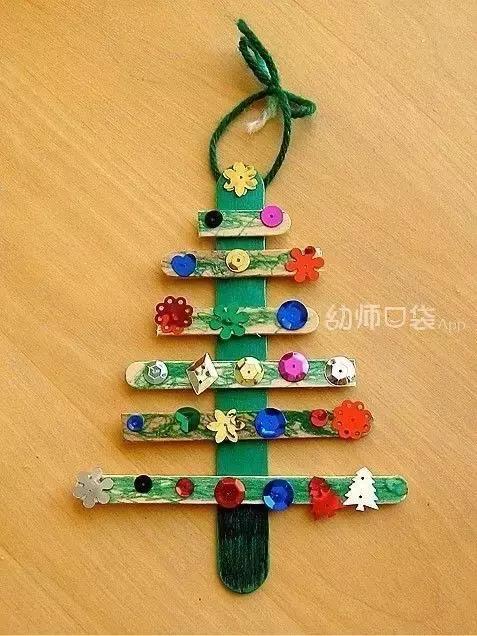 简单的圣诞树怎么做手工（15个圣诞树手工创意）(3)