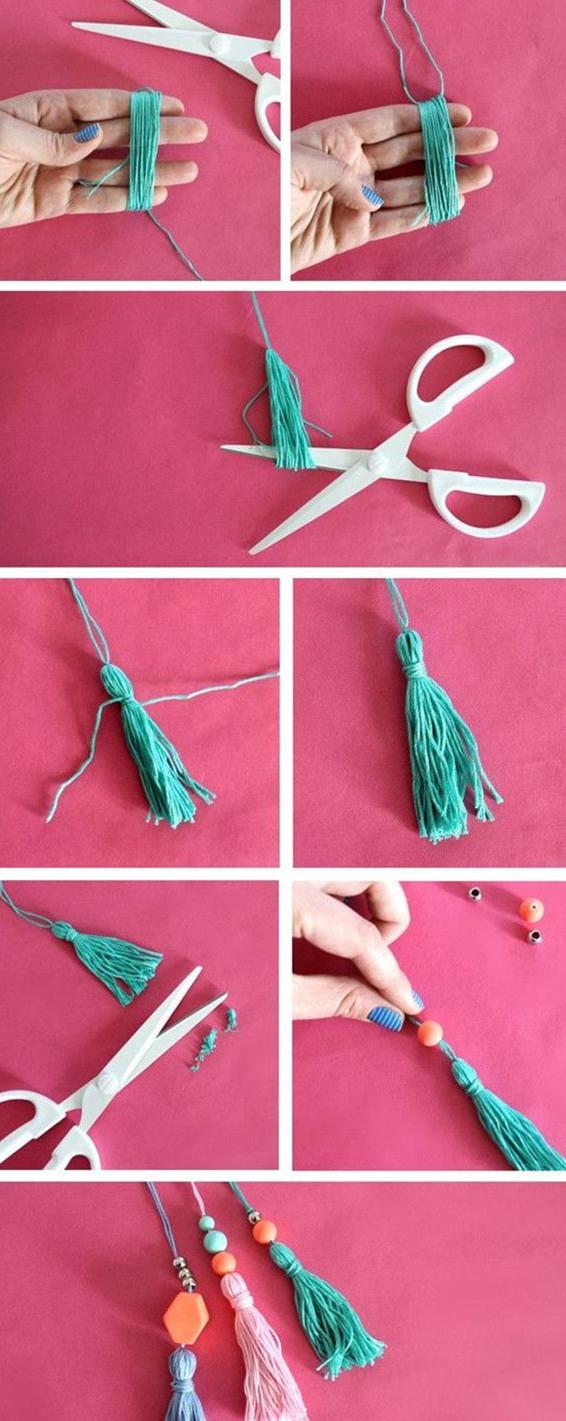 红流苏怎么做简单又漂亮（几张图教你流苏的超简单做法）(5)