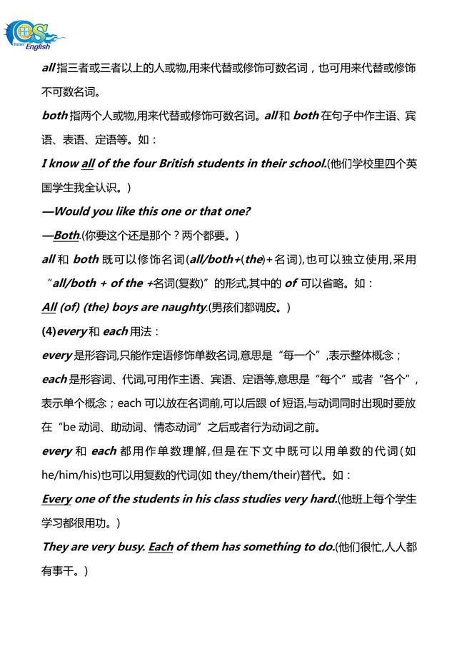 初中英语100个常用语法(最完整的初中英语语法大全汇总)(20)