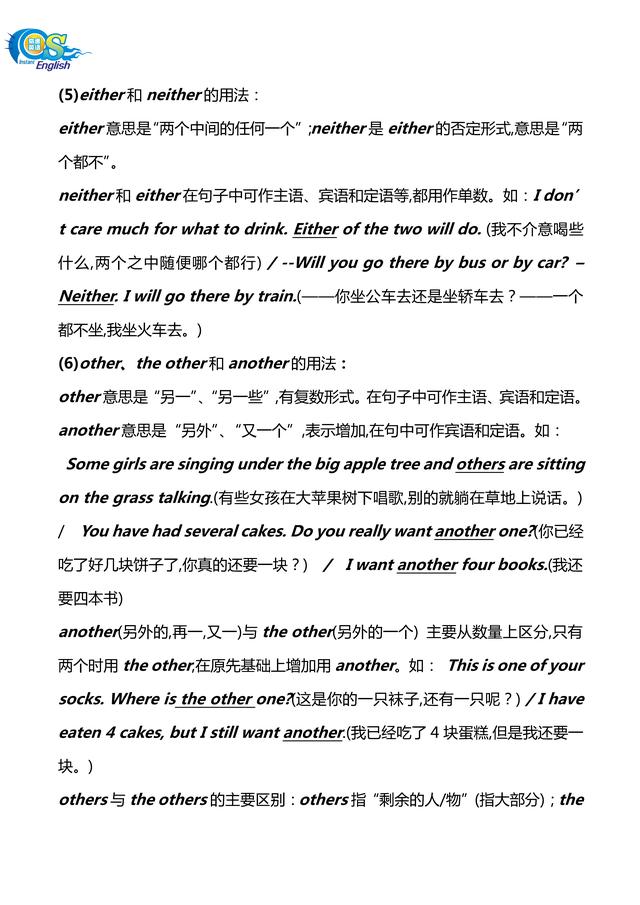 初中英语100个常用语法(最完整的初中英语语法大全汇总)(21)