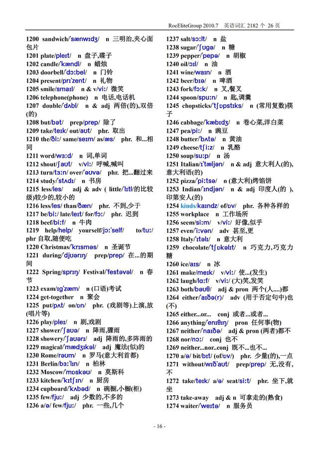 初中英语单词表大全可打印(初中英语单词表2182个)(16)