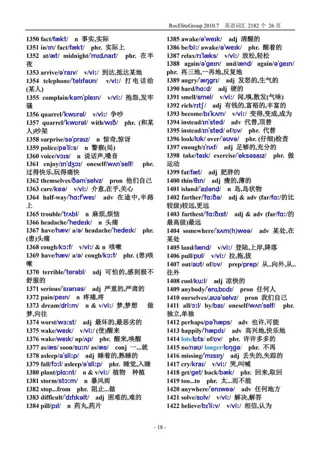 初中英语单词表大全可打印(初中英语单词表2182个)(18)