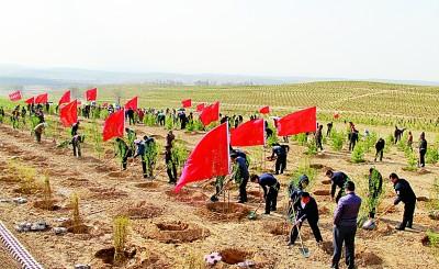 绿水青山荒漠化治理（山西右玉荒漠化治理推动绿色发展）(2)