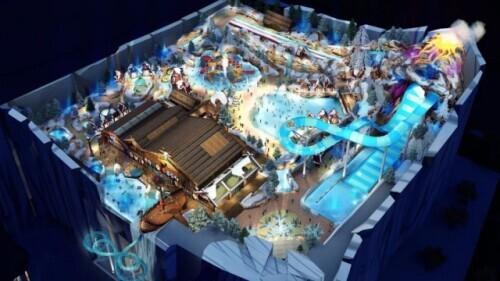 上海有哪几个室内滑雪场（全球最大室内滑雪场）(7)