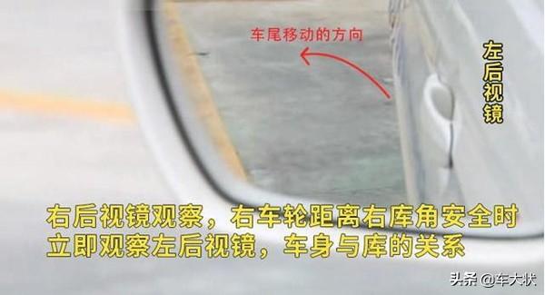 倒车入库技巧最简单的图解（21张倒车入库详细图解技巧）(5)