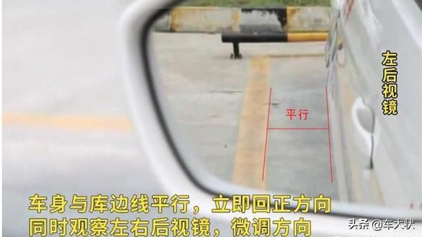 倒车入库技巧最简单的图解（21张倒车入库详细图解技巧）(6)