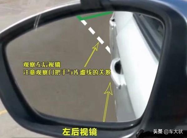 倒车入库技巧最简单的图解（21张倒车入库详细图解技巧）(17)