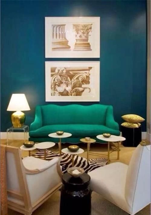 孔雀蓝是什么颜色调配出来的