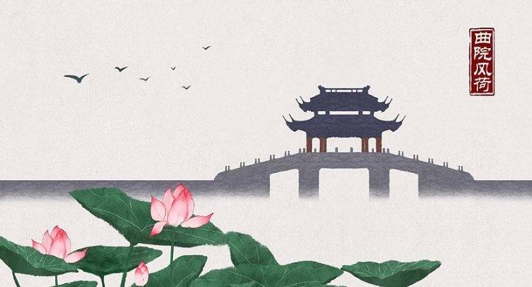 西湖十景是由水墨画的提名而来的吗