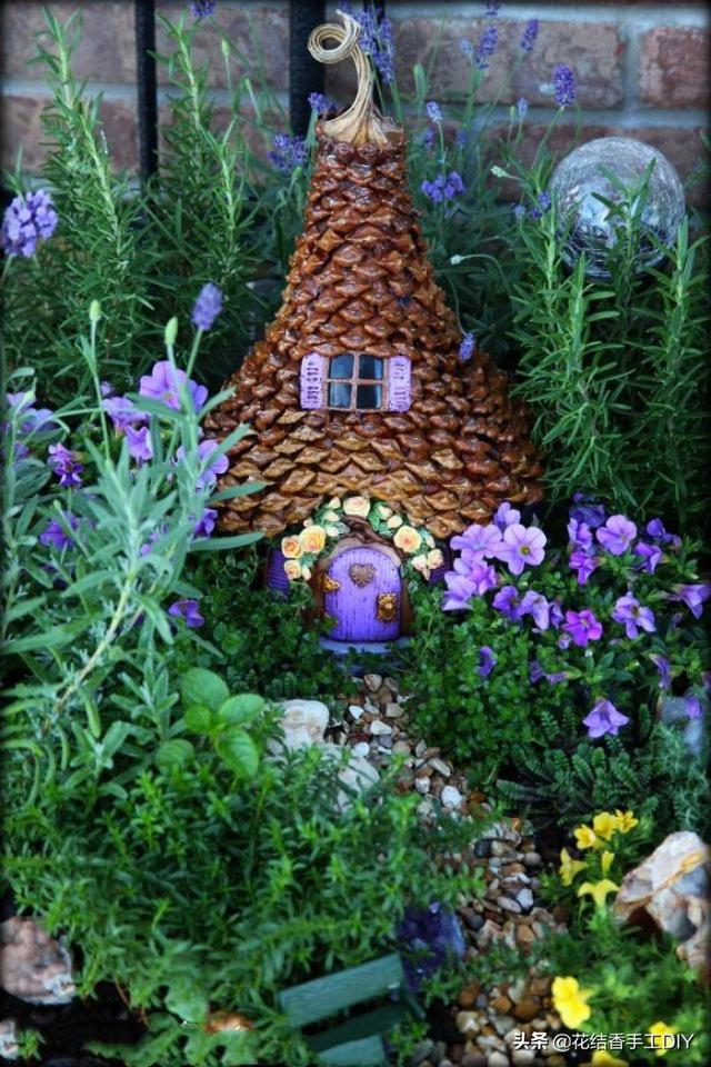 手工创意小屋制作（造一个美丽的童话小屋）(14)