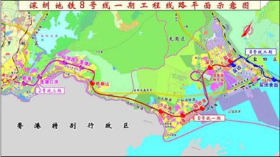 ​深圳地铁18号线最新线路图（深圳地铁8号线最新规划）
