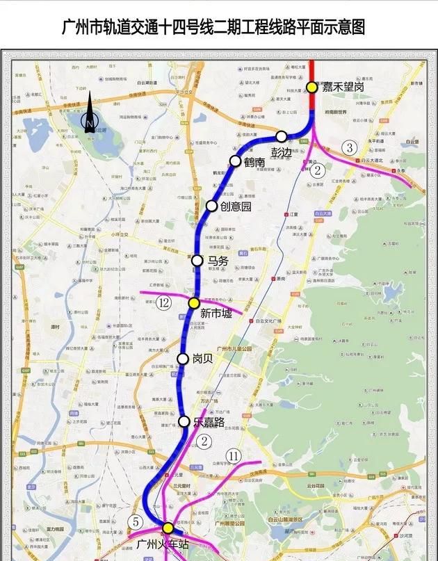 广州市地铁线路图，广州地铁10号线全程路线图站名？图31