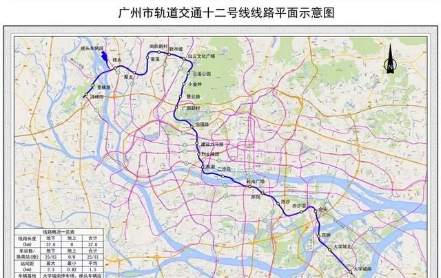广州市地铁线路图，广州地铁10号线全程路线图站名？图29