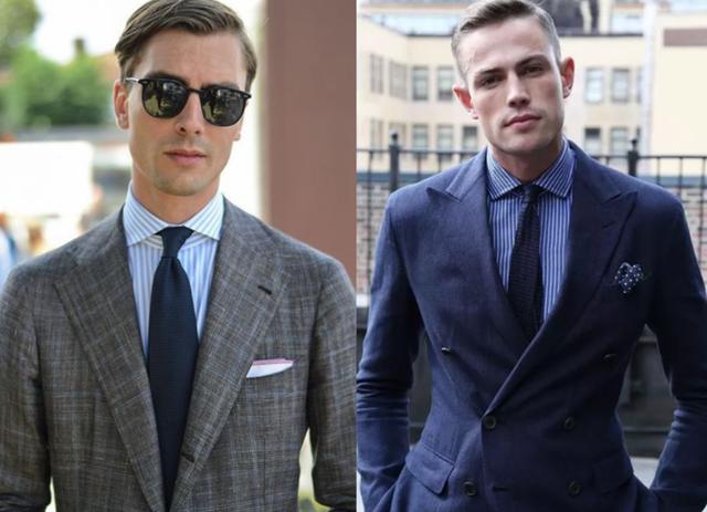 男生西装衬衫穿搭（配西装搭日常男生需要的基本款衬衫挑选穿搭全攻略）(18)