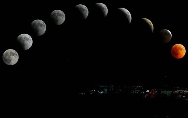 最近舟山天空变成了血红色（超级血月接踵而来）(10)