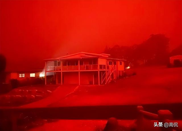 最近舟山天空变成了血红色（超级血月接踵而来）(7)