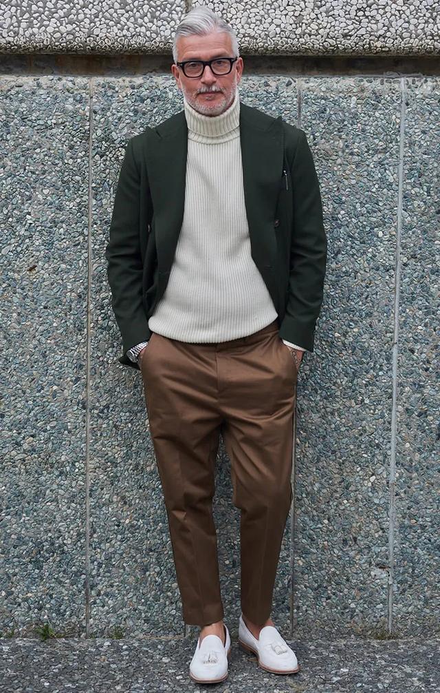 西裤穿修身还是正式（都了解西裤的不同取向）(2)