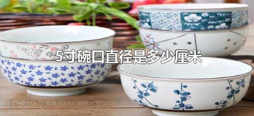 5寸碗口直径是多少厘米 5寸碗口直径是多少厘米