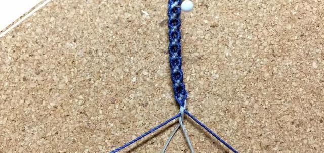 手链绳各种编织教程（编织一根独一无二的手链）(44)