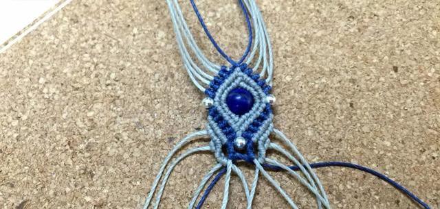 手链绳各种编织教程（编织一根独一无二的手链）(32)