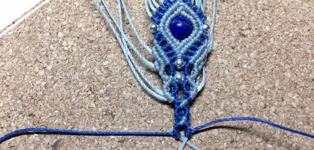 手链绳各种编织教程（编织一根独一无二的手链）(39)