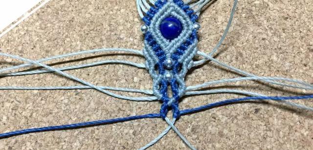 手链绳各种编织教程（编织一根独一无二的手链）(38)