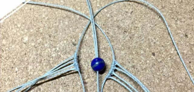 手链绳各种编织教程（编织一根独一无二的手链）(20)