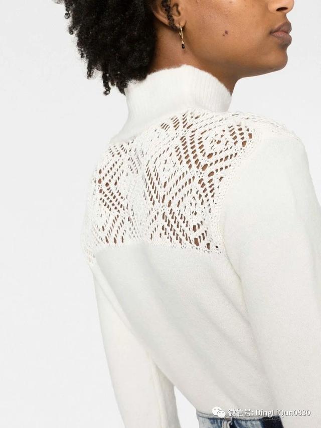 长袖针织衫搭衬衫（10款别致的针织衬衫）(28)