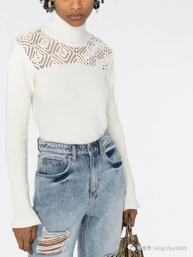 长袖针织衫搭衬衫（10款别致的针织衬衫）(27)