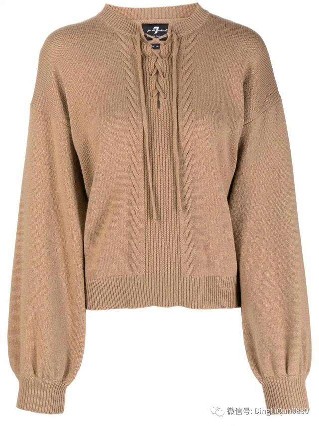 长袖针织衫搭衬衫（10款别致的针织衬衫）(25)