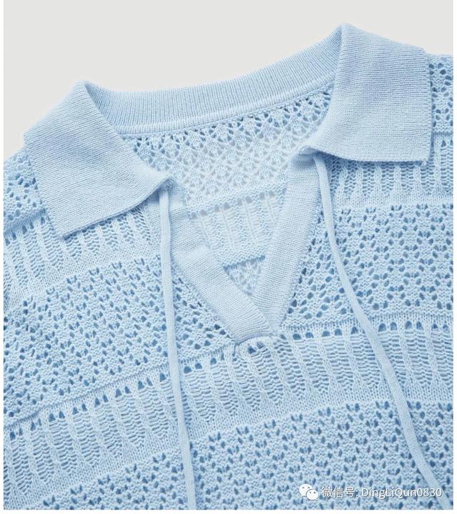 长袖针织衫搭衬衫（10款别致的针织衬衫）(17)