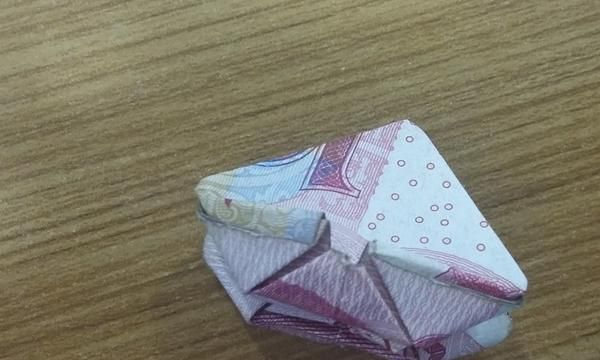 如何折玫瑰花，如何用百元大钞折玫瑰花？图16