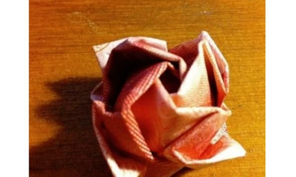 如何折玫瑰花，如何用百元大钞折玫瑰花？图49