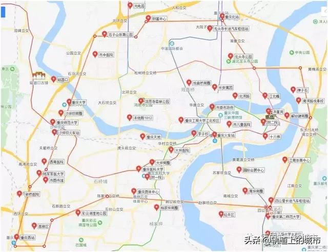 重庆轨道环线最新规划图（你一定要了解的重庆轨道环线价值）(4)