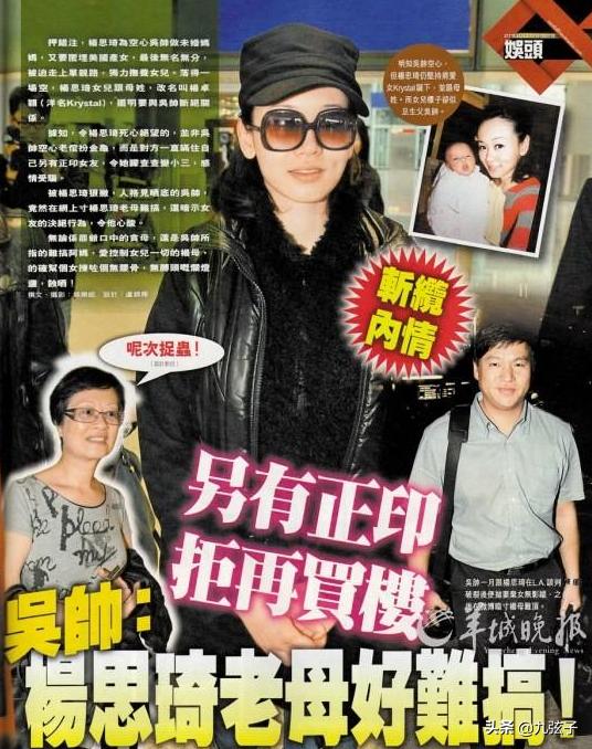 香港女星杨思琦被曝未婚产子（八年前未婚产女）(16)