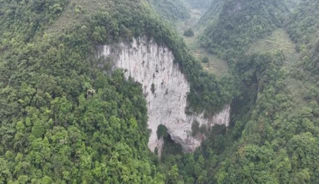 广西19个巨型天坑（广西发现巨大天坑）(9)