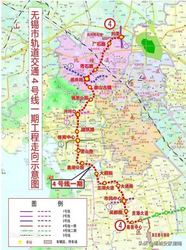 无锡的地铁最新规划（全无锡未来十年地铁规划的大概方向与重心）(9)