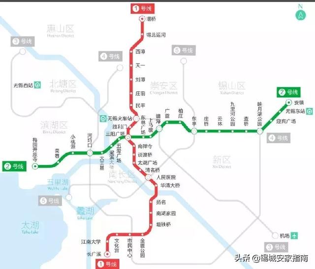 无锡的地铁最新规划（全无锡未来十年地铁规划的大概方向与重心）(3)