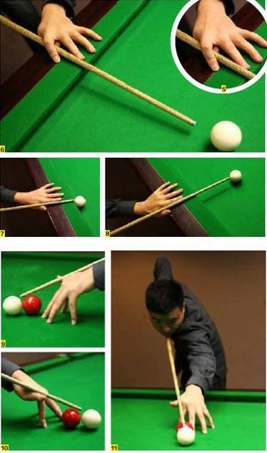 台球杆手法教学（认识台球杆法补充）