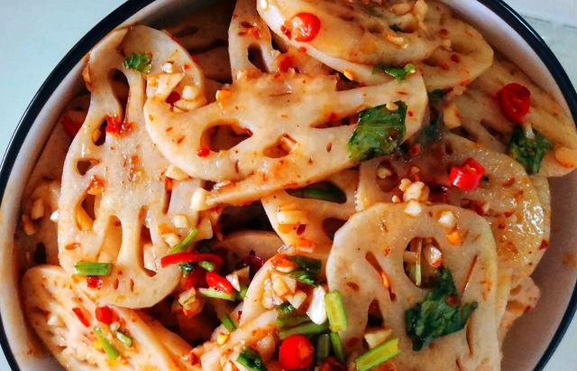 凉拌藕片的做法视频