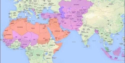 阿拉伯世界包括哪些国家地图