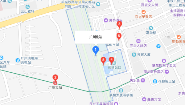 广州北站在哪里,广州北火车站停运了吗图8
