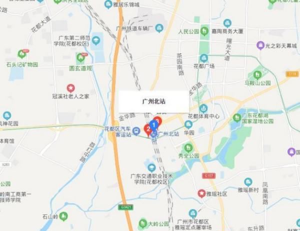 广州北站在哪里,广州北火车站停运了吗图1
