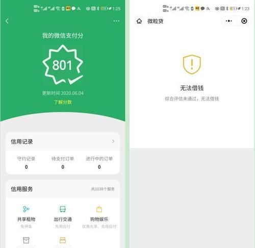 微信里有分付为什么没有额度