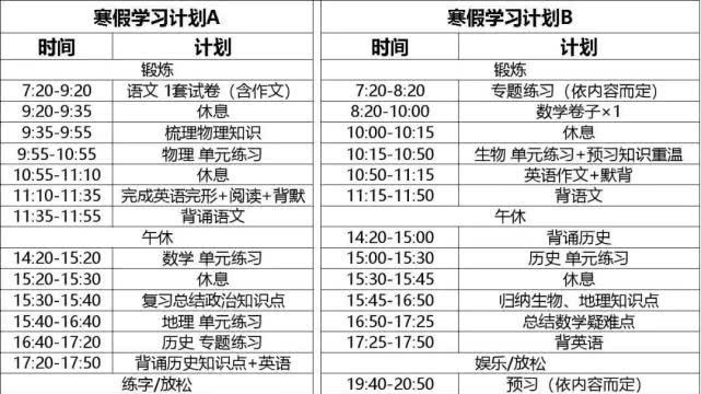 我的学习计划50字