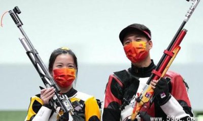 ​杨倩杨皓然全运首秀夺冠 杨杨组合摘金后成大型追星现场