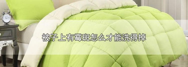 床单发霉了很多黑点怎么洗掉