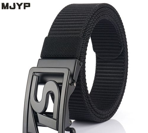 无孔帆布腰带怎么系