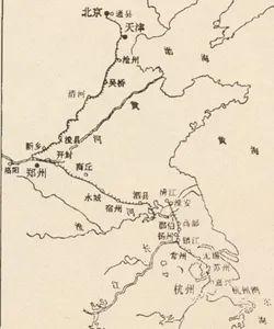 大运河起止点和终止点路线图(大运河的历史简介)