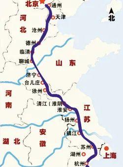 大运河起止点和终止点路线图(大运河的历史简介)
